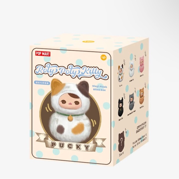 PUCKY Roly-Poly Kitty Series-Vinyl Plush Blind Box(pick one) - Picture 8 of 8